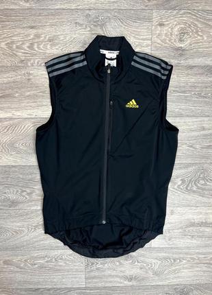 Adidas cycling жилетка s размер спортивная женская черная оригинал1 фото