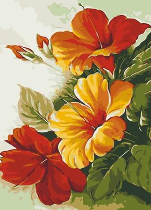 Картина по номерам багряные цвета art craft 40x50см, 13000-ac