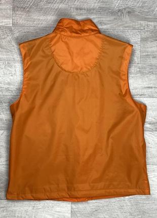 Nike жилетка м размер женская плащовка оранжевая оригинал7 фото