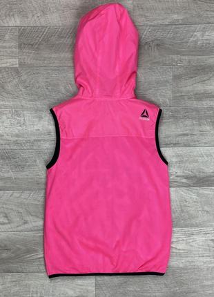Reebok жилетка м размер женская спортивная розовая оригинал8 фото