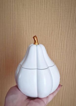 Осінній декор, гарбуз, кашпо у формі гарбуза,