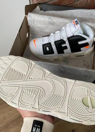 Nike air more uptempo off white6 фото