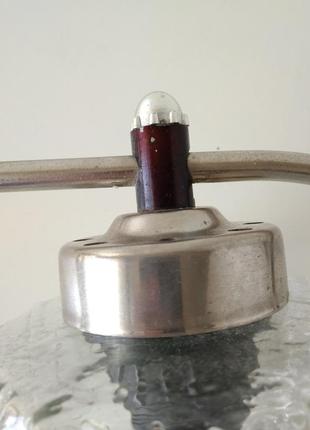 Настінний неіржавкий світильник бра кришталевим плафоном ретро вінтаж ссер8 фото