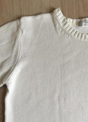 Белый свитер с молочным оттенком2 фото