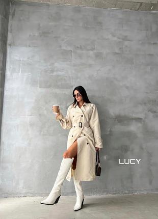 Популярна модель – тренч на підкладці