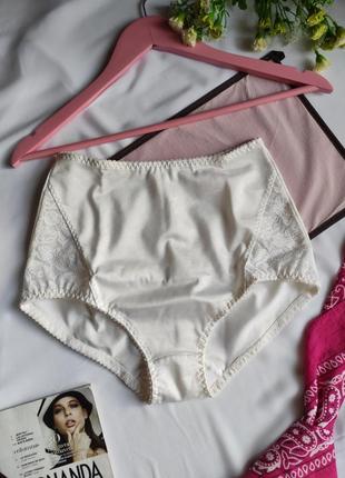 Жіночі високі труси сліпи з мереживом/ одежда для дома/ трусики.