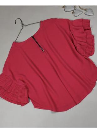 Блуза топ рожева італійська2 фото