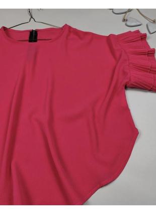 Блуза топ рожева італійська4 фото