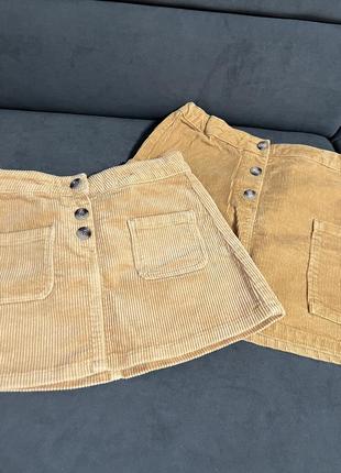 Вельветовая юбка zara 11-12р2 фото