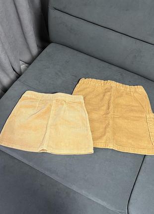 Вельветовая юбка zara 11-12р4 фото