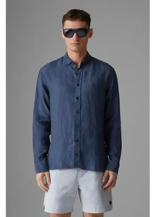 Bogner крутая хлопковая рубашка от дорогого люкс-бренда1 фото