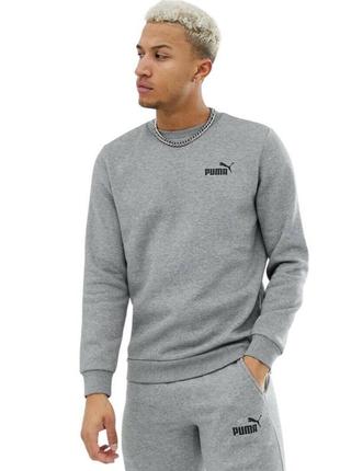 Свитшот puma essentials small logo crew neck men's sweatshirt