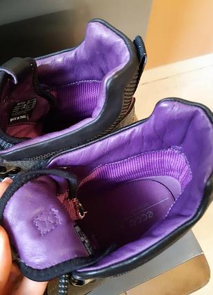 Фирменные новые термо ботинки ecco exostrike р-р 38(25см)оригинал