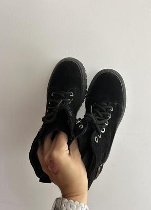Ботинки ботинки со шнурками ботинки ботльоны3 фото