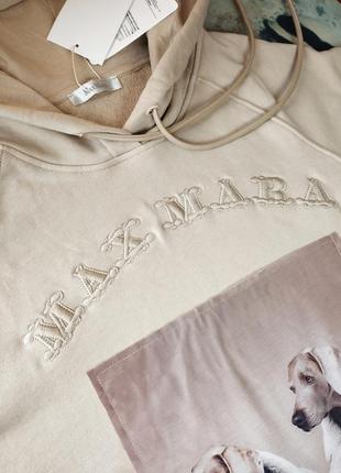 Max mara бавовняна худі толстовка з капюшоном4 фото