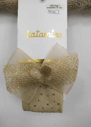 Нарядные колготки с повязкой как у невесты на ножку