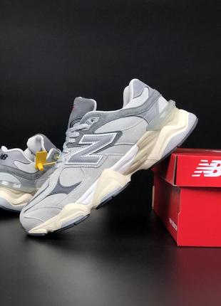 Кросівки new balance 9060 gray / чоловічі кросівки new balance 9060 lunar new year timberwolf grey