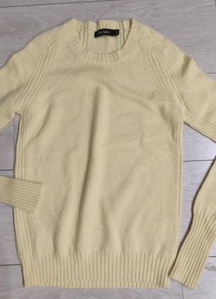 Светр жовтий max&co,s, 100% кашемір