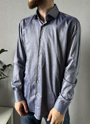 Чоловіча сорочка рубашка хюго бос hugo boss