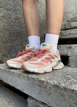 Кросівки new balance 9060 x joe freshgoods penny cookie pink