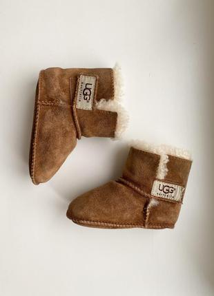 Классные, очень теплые детские пинетки ugg erin 5202, оригинал, размер 20.5, натуральная замша и внутри овчина1 фото