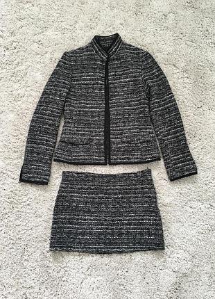 Костюм / спідниця міні / піджак / міні спідниця "h&m"