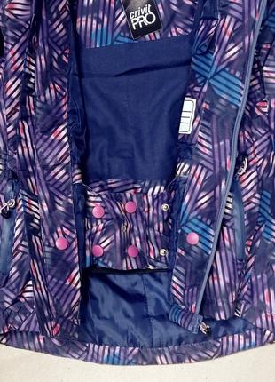Crivit pro, мембранная лыжная термо куртка для девочки с капюшоном р.134/1404 фото