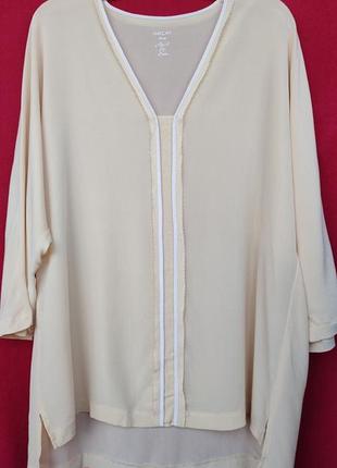 Блуза шелк от marc cain1 фото