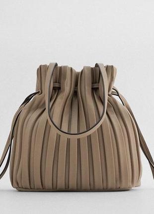Сумка zara коричнева оригінал