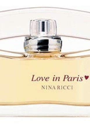 Love in paris (нина річчі лав ін париж) пробник 5 мл — жіночі парфуми
