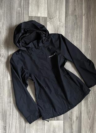 Брендовая черная куртка-ветровка moonsoon3 фото