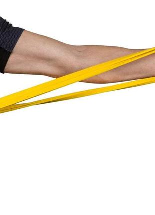 Эспандер-петля спортивная тренировочная эластичная лента резинка для фитнеса power...