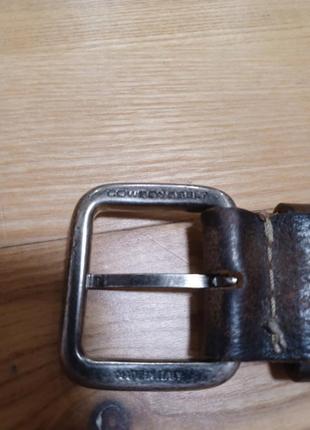 Кожаный ремень cowboy belt.2 фото