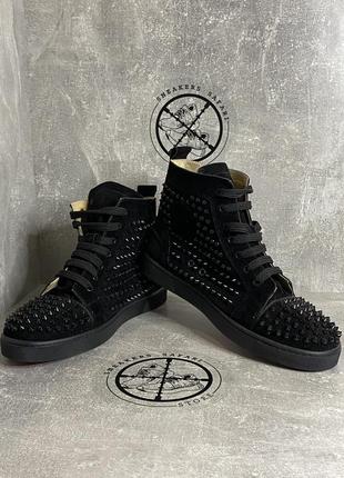 Высокие кеды orlato high top christian louboutin / р. 44 / 28см / оригинал