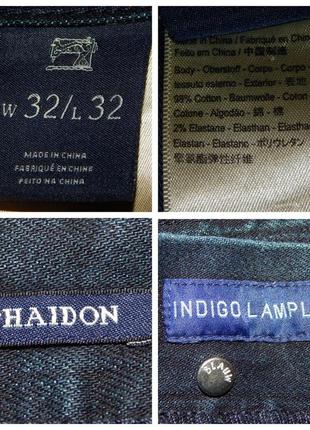 Джинсы scotch & soda phaidon slim fit denim jeans in distressed indigo blue8 фото