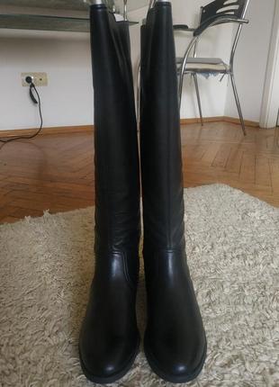 Новые кожаные сапоги lacoste 9 американский размер украинский 39-403 фото