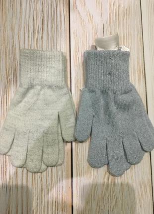 Набор блестящих перчаток hm 4-8 лет