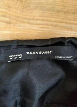 Твидовая юбка-карандаш zara в гусиную лапку4 фото