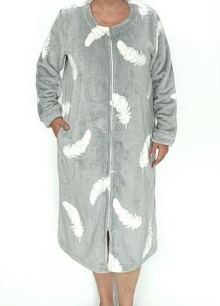 Махровий халат на блискавці.1 фото