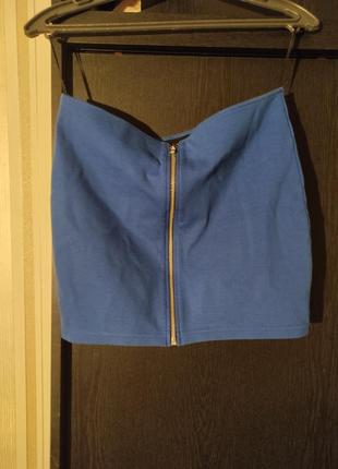 Синяя юбка h&m3 фото