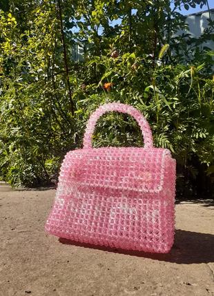 Сумка ручної роботи з намистин