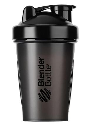 Шейкер спортивний з пружиною для спортивного харчування blenderbottle classic 20oz/590ml black  ku-223 фото