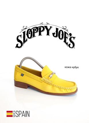 Sloppy joe's (испания)  туфли лоферы натуральная кожа нубук