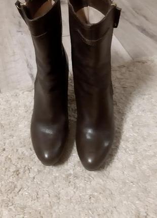Сапожки осенние,натуральная кожа