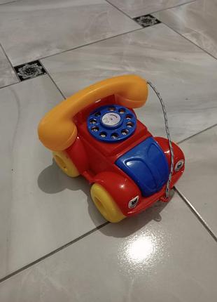 Дитячий телефон машинка