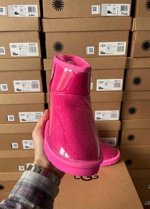 Угги ugg classic clear mini pink3 фото