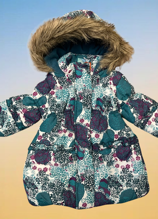 Дитяча зимова куртка для дівчинки (quadrifoglio, польща)1 фото