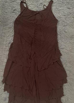 Karl lagerfeld x h&amp;m 100% шелк платье сарафан платье от премиум бренда3 фото