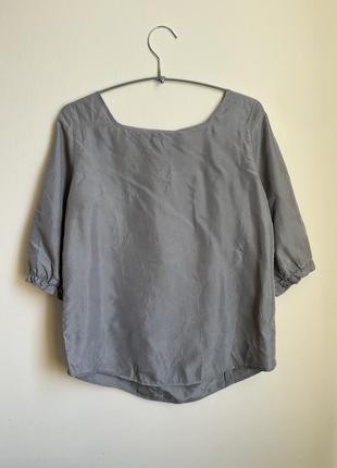 Шелковая блуза бренда filippa k2 фото