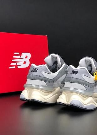 New balance 9060 кроссовки мужские замшевые зимние с мехом топ качество зима ботинки сапоги низкие теплые5 фото